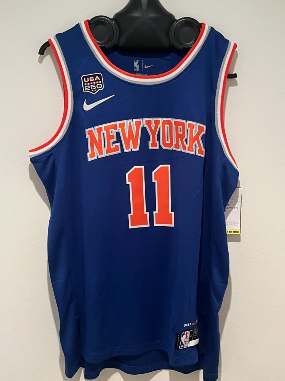Jalen Brunson #11 New York Knicks Finals Jersey 2026 Blue Men's Sizes NWT